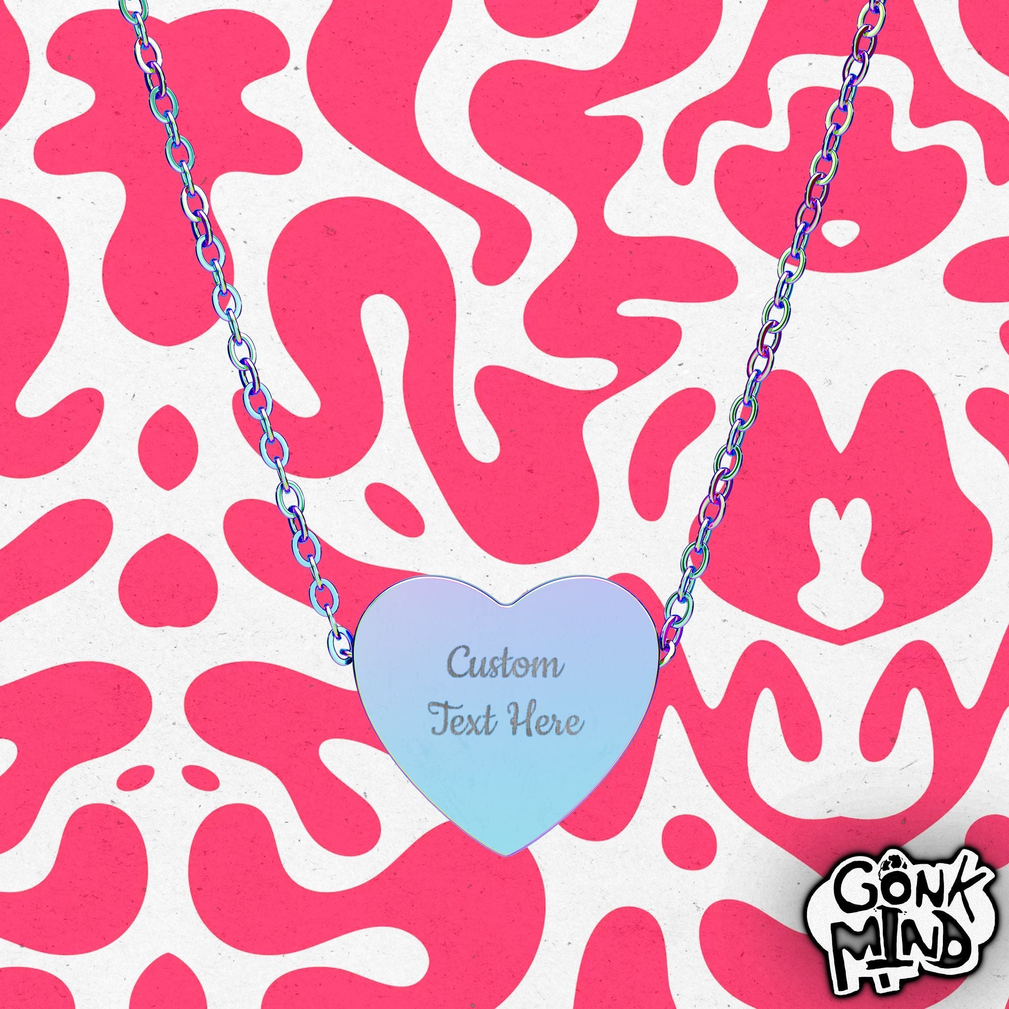 Heart Necklace (Engraving)