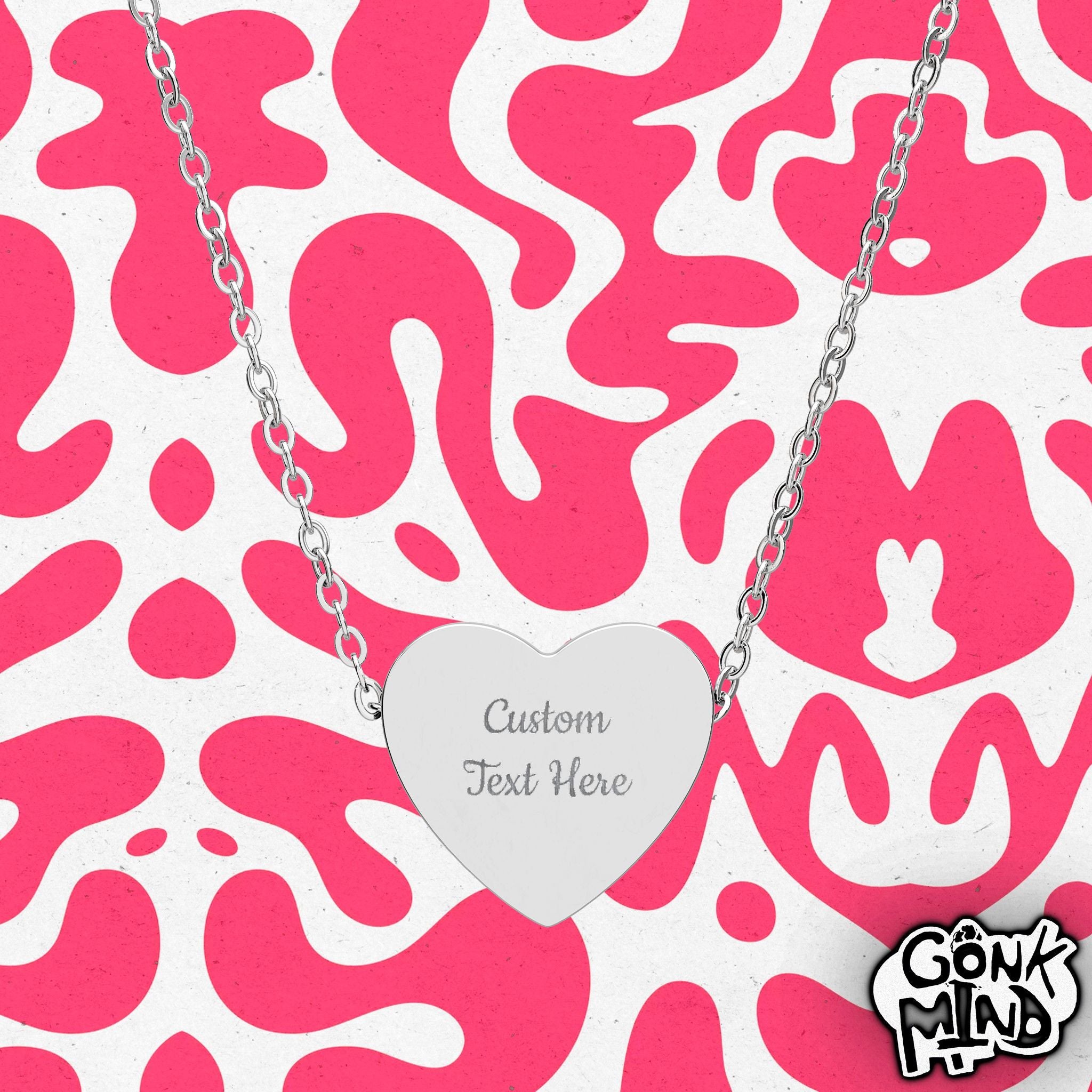 Heart Necklace (Engraving)