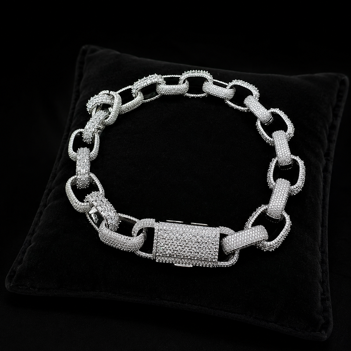 Iced Out Choker Necklace Hip Hop Jewelry
