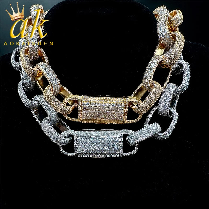 Iced Out Choker Necklace Hip Hop Jewelry